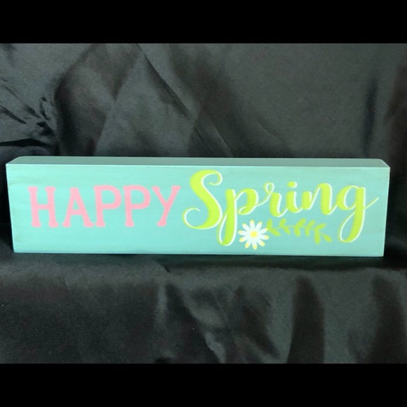 NWT (2) Pc. Easter/Spring Reversible Block Set, New - Picture 7 of 16